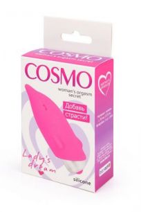 Вибромассажер Cosmo дельфинчик розовый, 7*2,5 см
