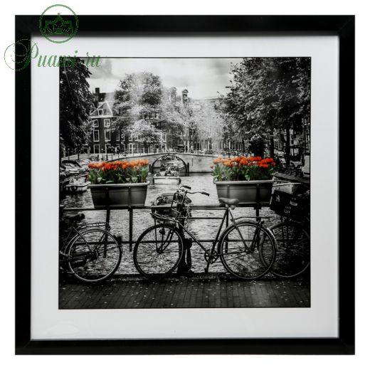 Картина стекло пэт "Амстердам" 50х50(54х54) см