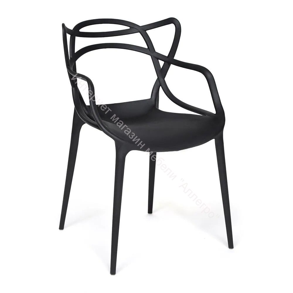 Стул Cat Chair (mod. 028) пластик, черный, 3010