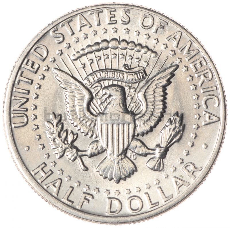 50 центов 1972 США Kennedy Half Dollar D