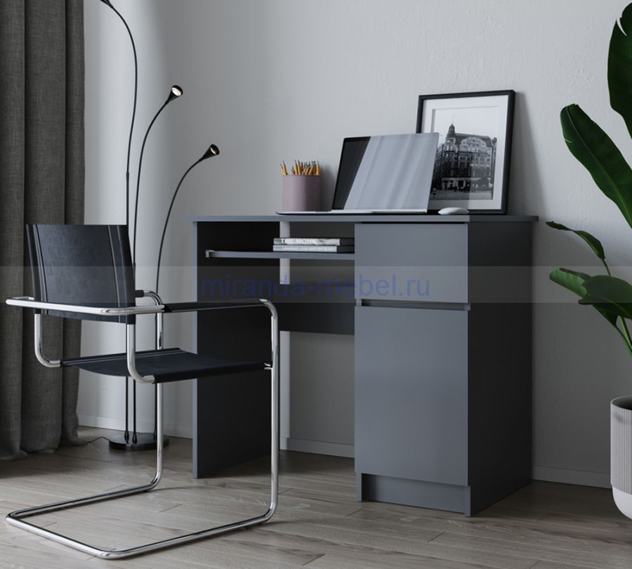 Мори стол письменный МС-1 900мм графит