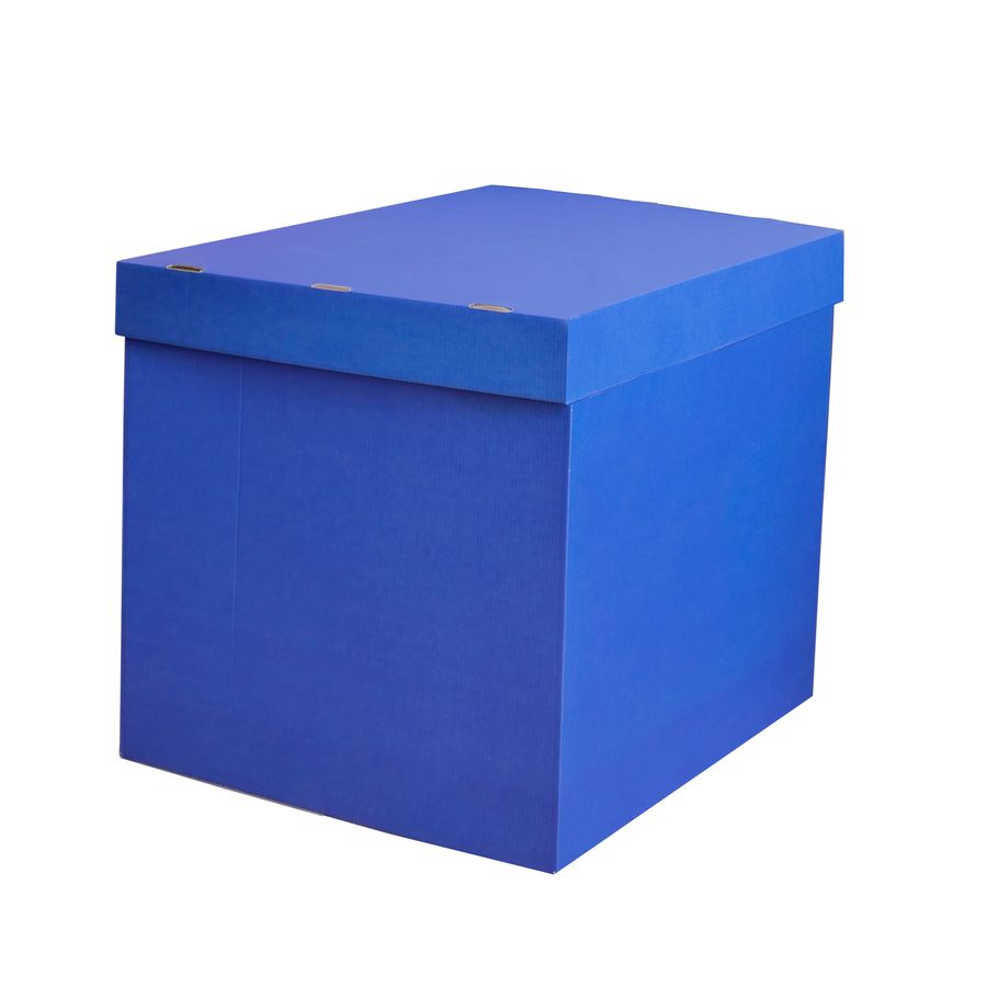 Синяя коробка для шаров 60*60
