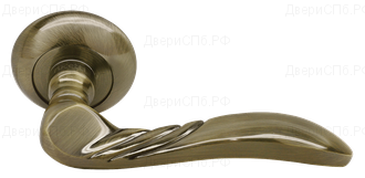 Дверные ручки Rucetti RAP 9 AB Цвет - Античная бронза