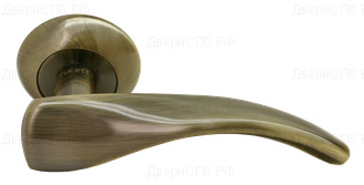 Дверные ручки Rucetti RAP 8 AB Цвет - Античная бронза