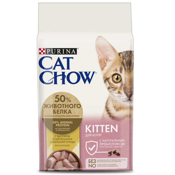 Сухой корм для котят Purina Cat Chow Kitten Chicken с курицей 7 кг
