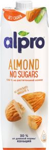 Напиток миндальный ALPRO No Sugar, обогащенный кальцием, без сахара, 1000мл