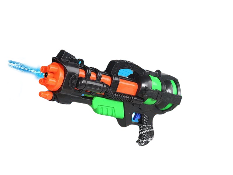 Водный пистолет с балоном и ручной накачкой давления 42 см.