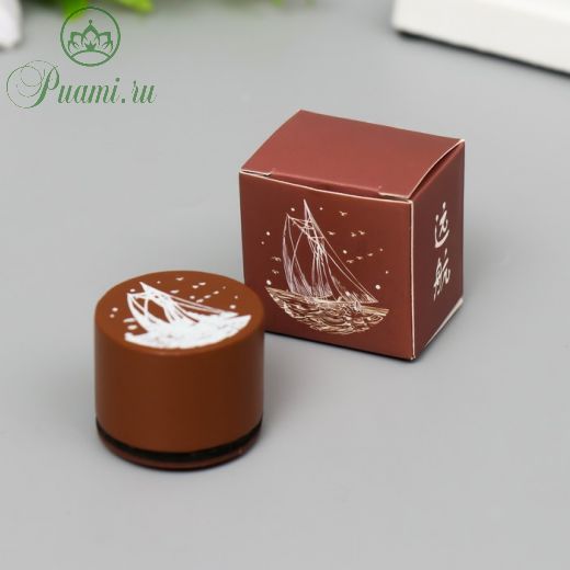 Печать дерево "Корабль на волнах" 2,5х3,5х3,5 см