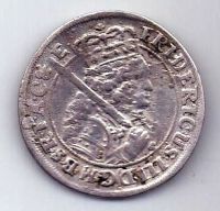 18 грошей 1/4 талера 1699 Кенигсберг Бранденбург Пруссия