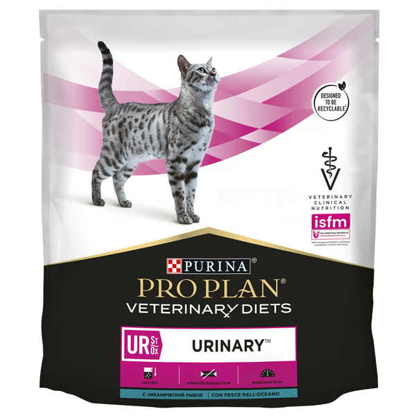 Сухой корм для кошек Purina Pro Plan vet UR Urinary Ocean Fish диета при МКБ с рыбой