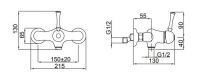 Однорычажный смеситель для душа Migliore Dallas ML.DLS-6838 схема 6