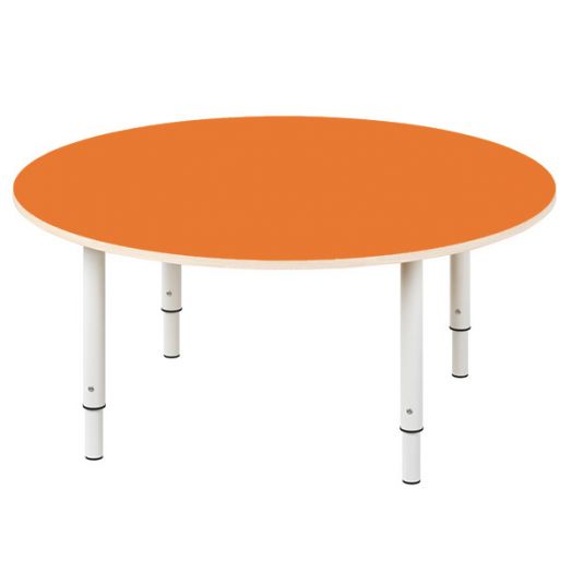 РСН-0020-09 Стол круглый регулируемый Цвет: Оранжевый