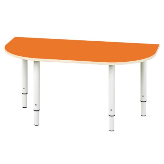 РСН-0009-09 Стол закругленный регулируемый Цвет: Оранжевый