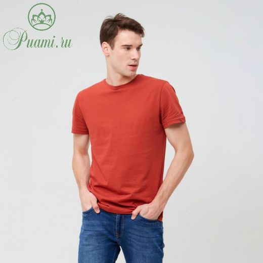 Футболка KAFTAN E-ZONE, 56, кирпичный