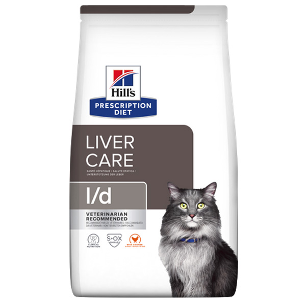 Сухой корм для кошек Hills Prescription Diet l/d при заболеваниях печени с курицей 1.5 кг