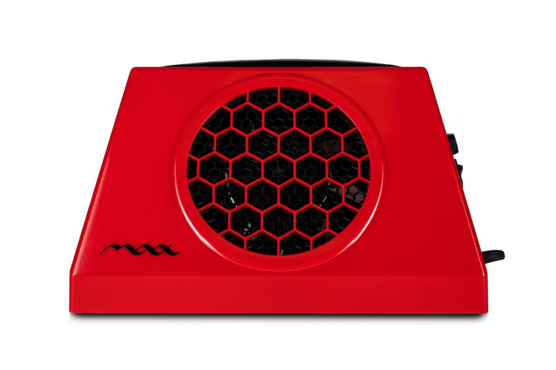 MAX Ultimate 7 "Супермощный" настольный (Красный) с чёрной подушкой для рук клиента