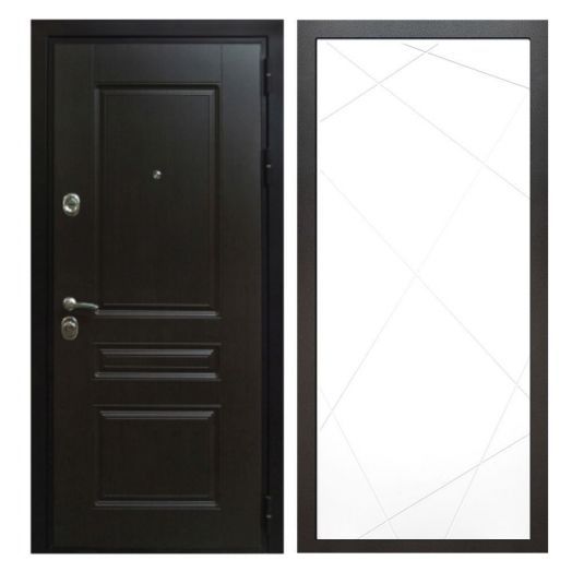 Дверь входная металлическая Армада H Премиум Венге ФЛ-291 Белый Софт