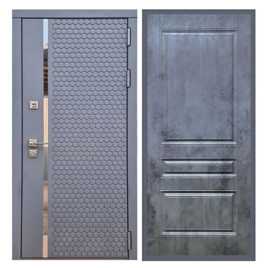 Дверь входная металлическая Армада H24 Силк Титан ФЛ-243 Бетон Темный