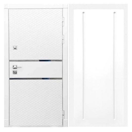 Дверь входная металлическая Армада H15 Белый Софт ФЛ-68 Белый Софт