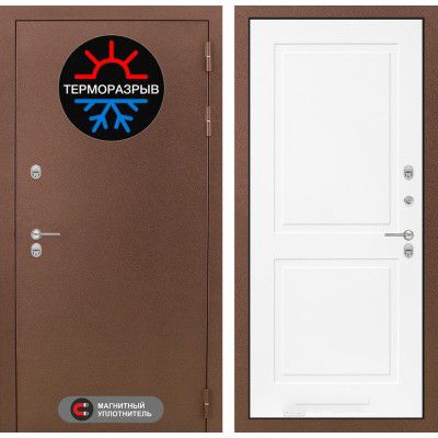 Дверь Входная С Терморазрывом Лабиринт Термо Магнит 11 Белый софт