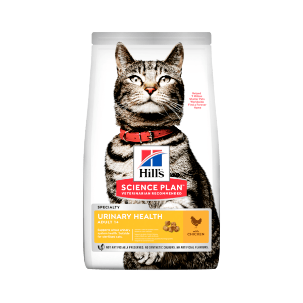 Сухой корм для кошек Hill's SP Urinary Health при склонности к МКБ с курицей 7кг