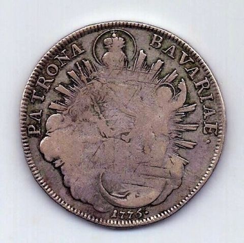 1 талер 1776 Бавария Амберг Германия