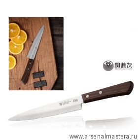 Японский Нож кухонный для нарезки слайсер Kanetsugu Special Offer длина лезвия 210 мм, сталь AUS-8/SUS410 3 слоя, рукоять розовое дерево, заточка 5000  Tojiro 2006