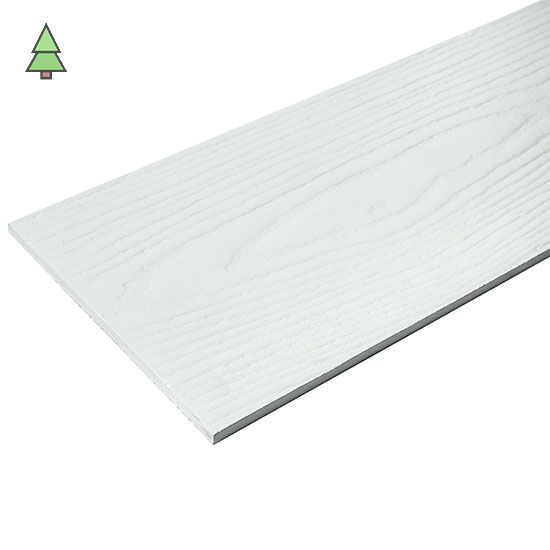 Фиброцементная фасадная панель CM Board 190*8*3000 мм Цвет: Белый