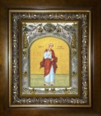 Икона Агафия Панормская Святая мученица  (14х18)