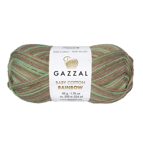 Baby cotton Rainbow (Gazzal) 478