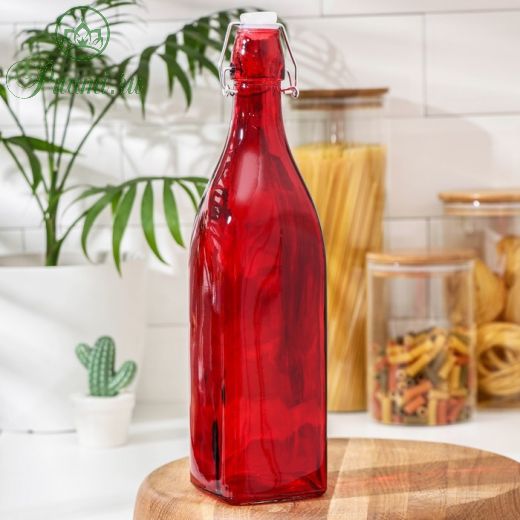 Бутылка «Галерея», 1 л, 8?30,5 см, цвет МИКС