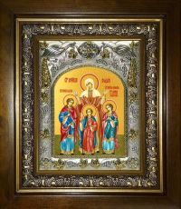 Икона Вера, Надежда, Любовь и их матерь София мученицы (14х18)