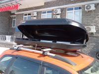 Автомобильный бокс на крышу Nobu Drive, 430 литров, черный текстурный