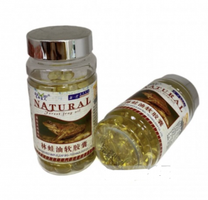 Капсулы "Жир Икры Древесной Лягушки" (Forest frog oil), Natural около 100 кап х 500 мг