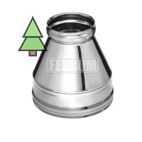 Конус для сэндвич дымоходов Ferrum 0.5 мм; Диаметр: 100/200-200/280 мм