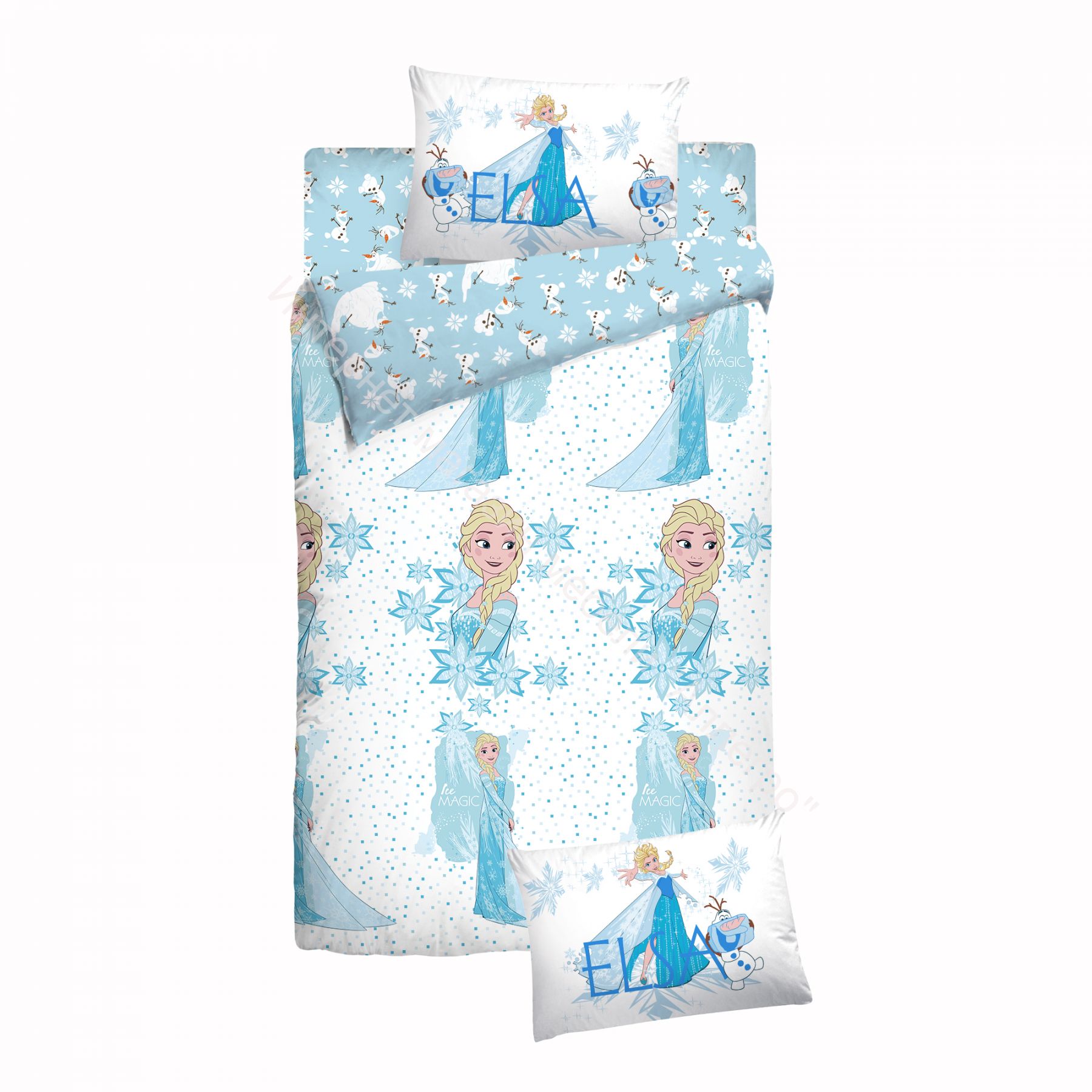 Детское постельное белье "Elsa" 1 Поплин 1,5-спальный комплект (наволочка 50х70)