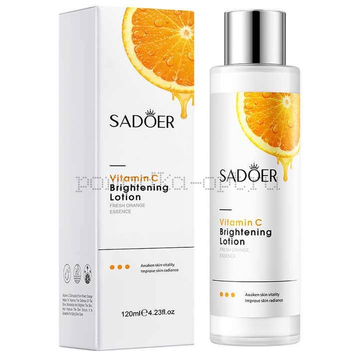 Sadoer лосьон с витамином С , лосьон с апельсиновым пилингом для ежедневного ухода за кожей