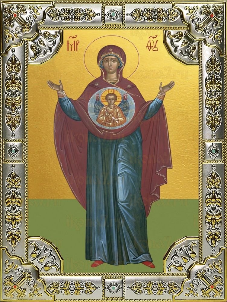 Знамение Икона Божией Матери (18х24)