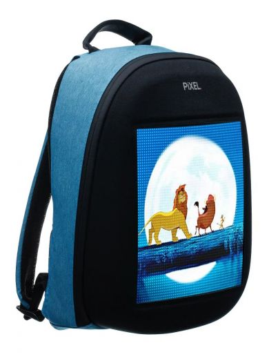 Рюкзак с дисплеем PIXEL ONE (Голубой)