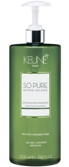 Keune So Pure Шампунь Обновляющий/ Exfoliating Shampoo 1000 мл.