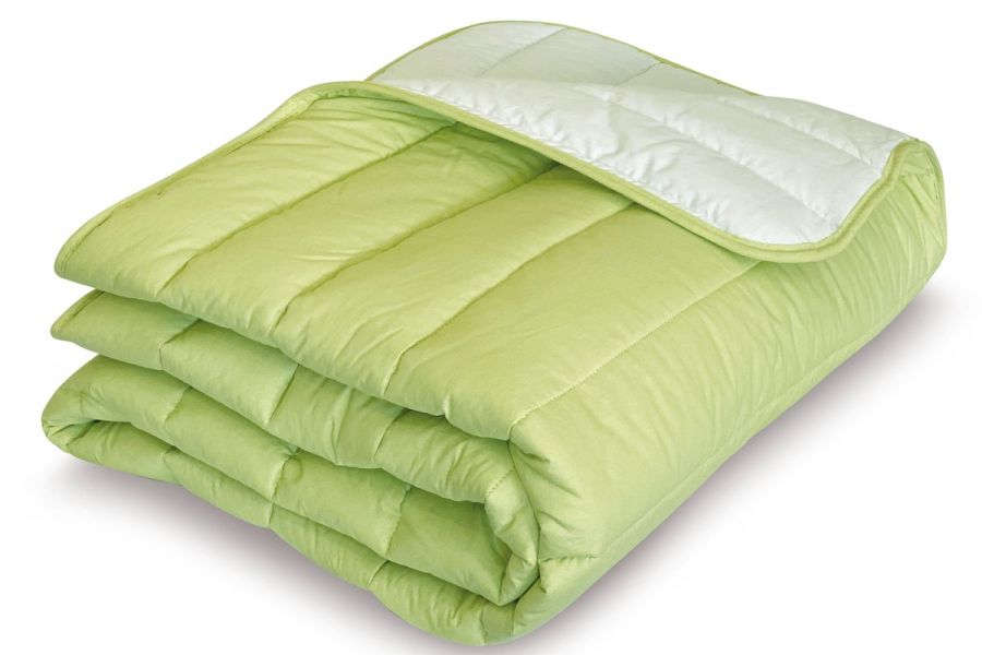 Одеяло с бамбуковым волокном всесезонное [светло-зеленый]