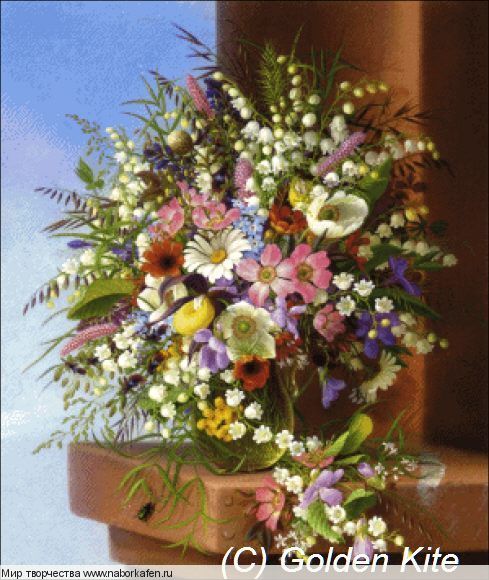 Набор для вышивания "2528 Spring Bouquet (medium)"