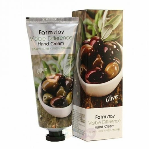 Крем для рук FarmStay Visible Differerce Hand Cream Olive