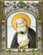 Икона Серафим Саровский преподобный (14х18)