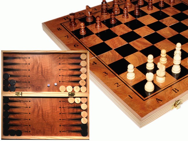 Игра 3 в 1 (шахматы, шашки, нарды). артикул 27977