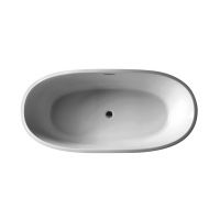 Отдельностоящая акриловая ванна Galassia Flow 7239 170x81x60 схема 3