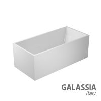 Отдельностоящая акриловая ванна Galassia Quadra 8965 167x80x60 схема 1