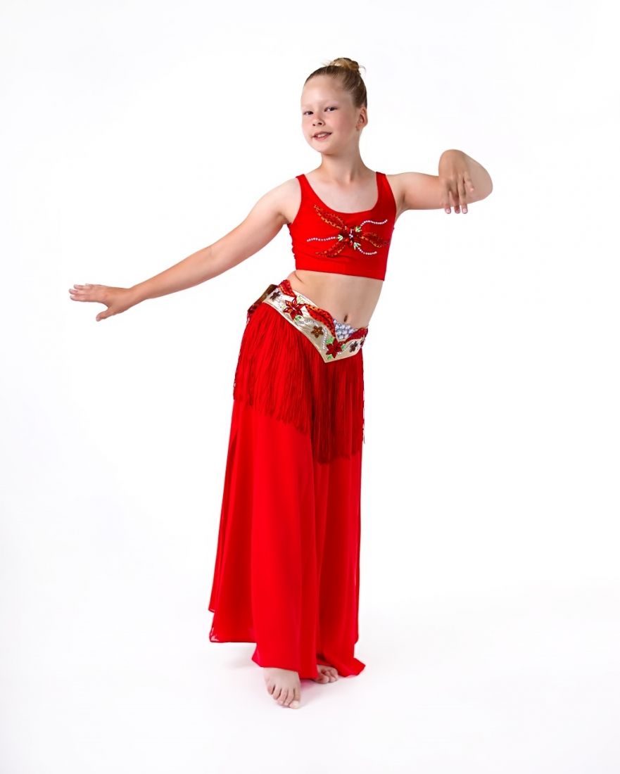 Детский восточный костюм для танца живота Мод № 08-19 (32)