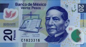 Мексика 20 песо 2006 UNC Пресс