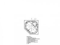 Каркасная пятиугольная ванна Акватек Лира 148х148 схема 4